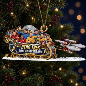 Galactic Sleigh Ride Christmas Ornament - Personalized Gifts 06ohdt091026-Homacus