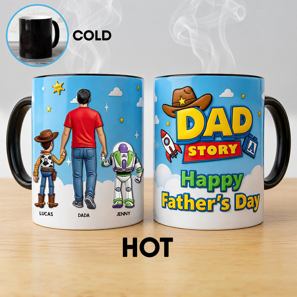 Adventure Buddy Dad Magic Coffee Mug - Personalized Gifts For Dads 02HUDT080526-Homacus