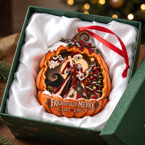 Spooky Couple Acrylic Ornament - Personalized Gifts For Couple 04hatn081026-Homacus