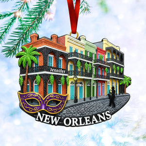Personalized Christmas Gift - Iconic Destinations Ornament 01OHQN011025-Homacus