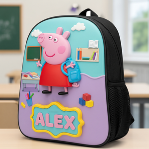 Cute Cartoon Character Backpack - Personalized Gifts For Kids Back To School 05QHLU040825-Homacus