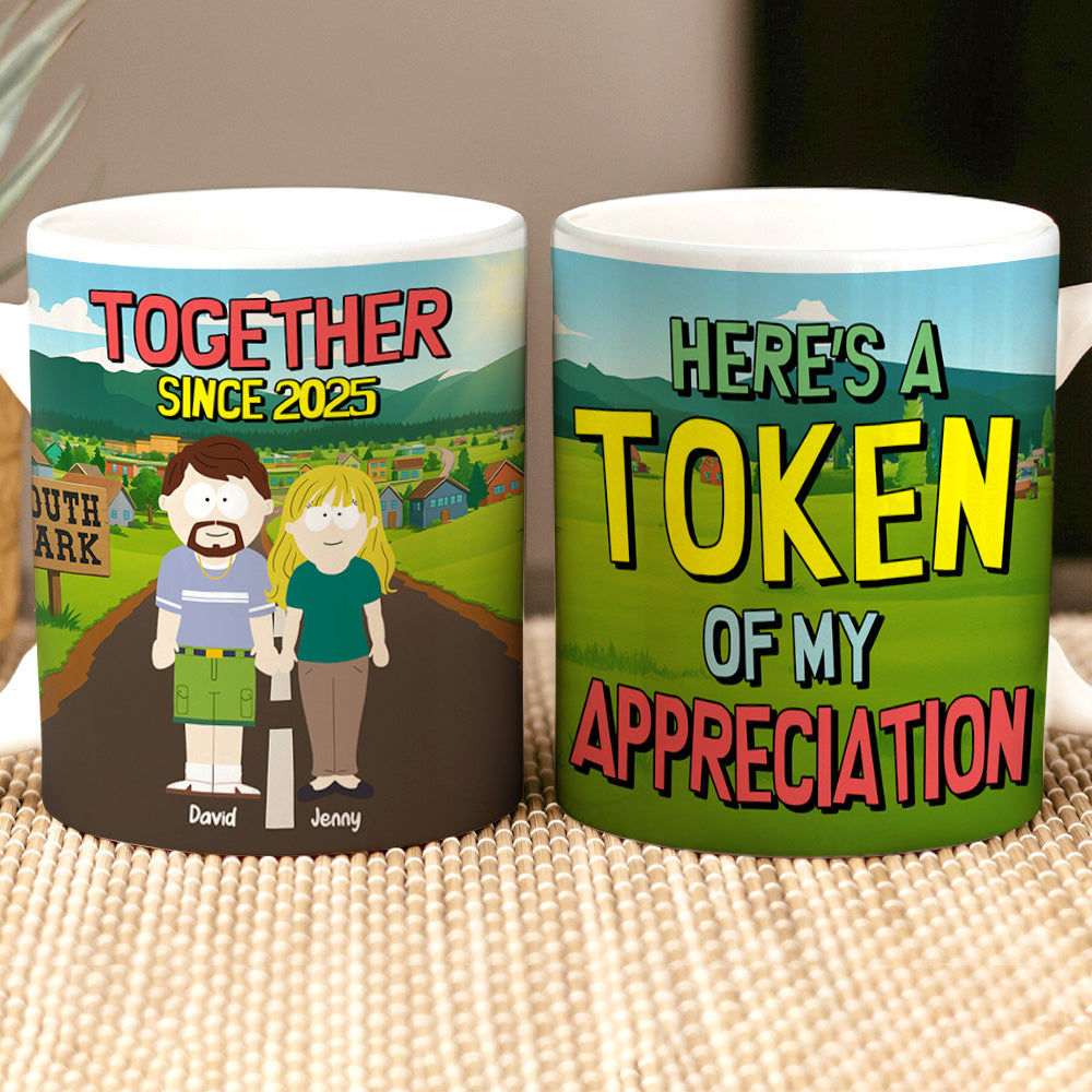 Cartoon Couple Mug - Personalized Gifts For Couple 04totn310525hg-Homacus