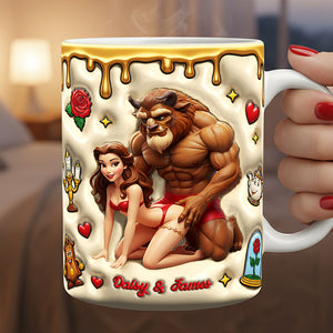 Naughty Couple Coffee Mug - Personalized Gifts For Couples 01OHTA241125-Homacus