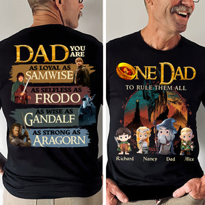 Legendary Dad Christmas Shirt – Personalized Gifts For Dad 02HUDT050525-Homacus