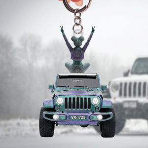 Ride & Shine Keychain - Personalized Gifts For Off Road Lovers 03OHTN170625-Homacus