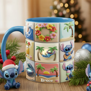 Tropical Vacation Scene Accent Mug - Personalized Gifts For Christmas 03TOLU3111025-Homacus