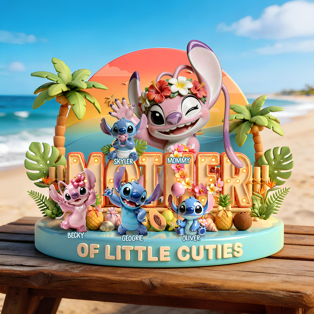 Mother Of Cuties Acrylic Plaque - Personalized Gifts For Mother 04padt260226-Homacus