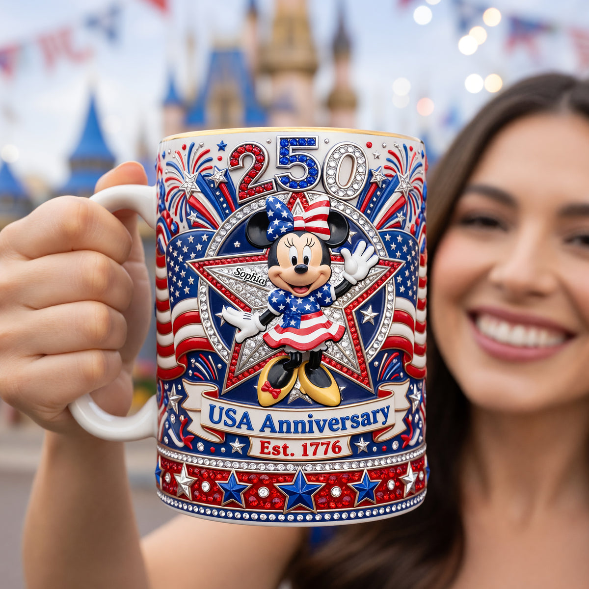 250th Anniversary USA Coffee Mug - Personalized Gifts For Patriots 01paqn220526-Homacus