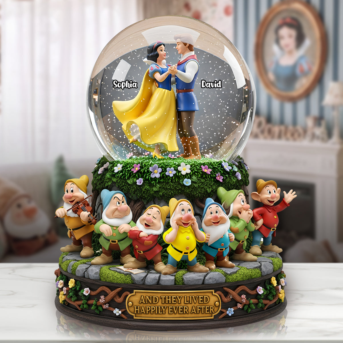 Fairy Tales Couple Acrylic Plaque Personalized Gifts For Couple 03TOLU170625-Homacus