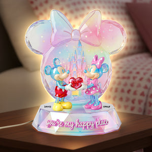 Romantic Couple Acrylic Light Box - Personalized Gifts For Couple 04pgqn161225-Homacus