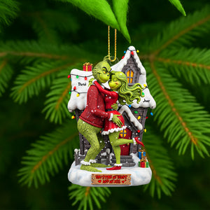 Green Couple Ornament - Personalized Gifts For Couple 01natn190825-Homacus