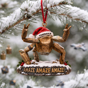 Space Alien Christmas Ornament - Personalized Gifts For Christmas 03nalu260926