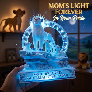 Queen Mom And Cubs Light Box Personalized Gifts For Mom 01PGDT150426-Homacus