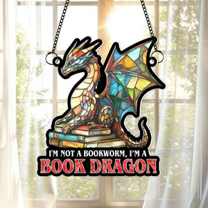 Book Lovers Suncatcher Ornament - Personalized Gifts For Book Lovers 032XQMH060125-Homacus