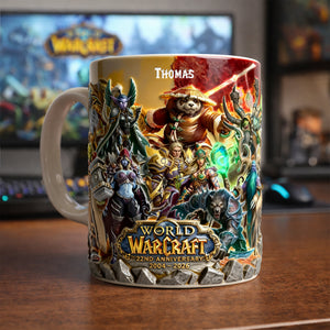 Legendary Adventurer 22nd Anniversary Coffee Mug - Personalized Gifts For Game Lovers 01NALU040326-Homacus