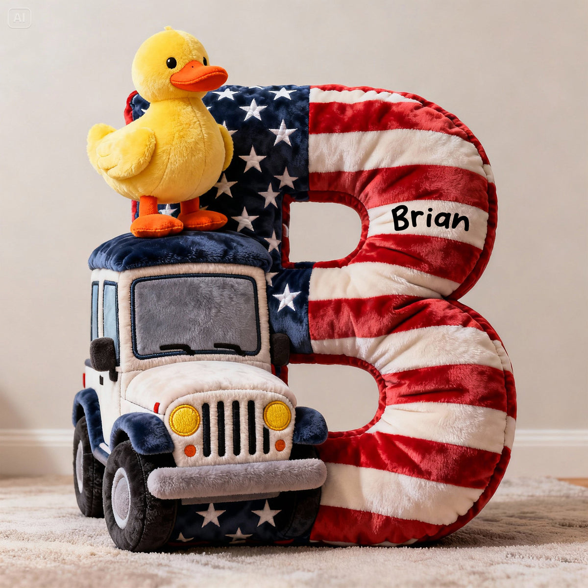 Adventure Initial Letter Pillow – Personalized Gifts For Off-Road Lovers 02ohqn091225-Homacus