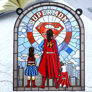 Personalized Gift For Mom Suncatcher, Strong Mom 02QHLU080325PA-Homacus