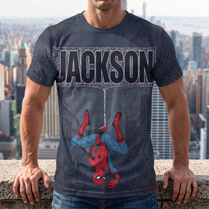 Web-Slinging Hero Shirt – Personalized Gifts For Movie Fans 02natn060826