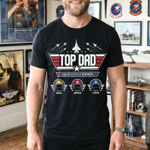 Dad And His Little Pilots Shirt - Personalized Gifts For Dad 01TYTN160526-Homacus