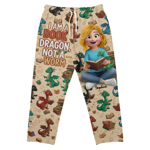 Book Dragon Pajama Pants - Personalized Gifts For Book Lovers 05naqn171225-Homacus