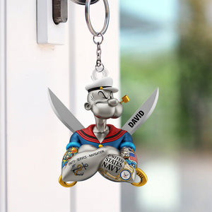 Holiday Heroes Keychain – Personalized Christmas Gifts For Proud Veterans 02natn180625-Homacus