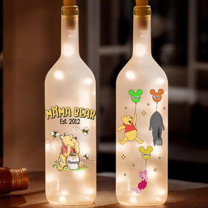 Mama Bear Bottle Lamp - Personalized Gifts For Mom 01hutn140225-Homacus
