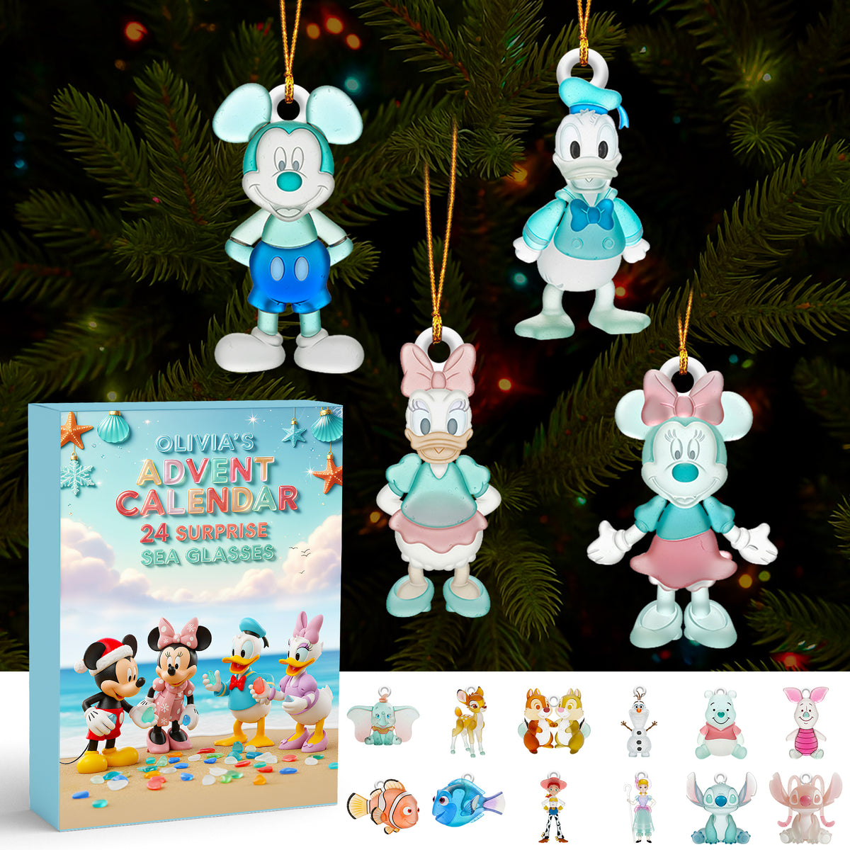 Sea Glass Advent Calendar Blind Box Christmas Personalized Gifts For Fans 04PGDT181025-Homacus