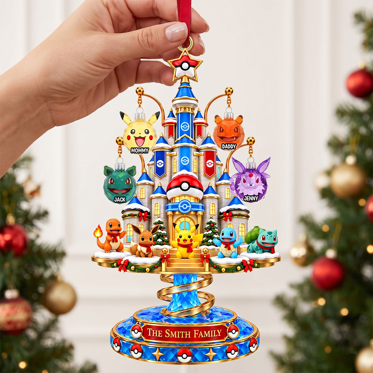Castle Creature Christmas Ornament - Personalized Gifts For Family 04ohtn300926
