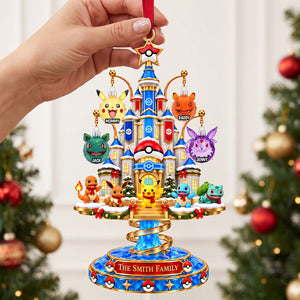 Castle Creature Christmas Ornament - Personalized Gifts For Family 04ohtn300926