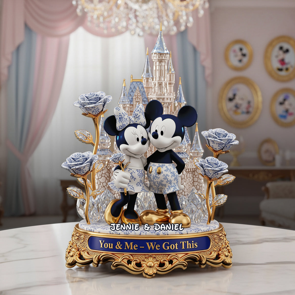 Castle Of Love Acrylic Plaque - Personalized Christmas Gifts For Couples 04PGLU190925-Homacus