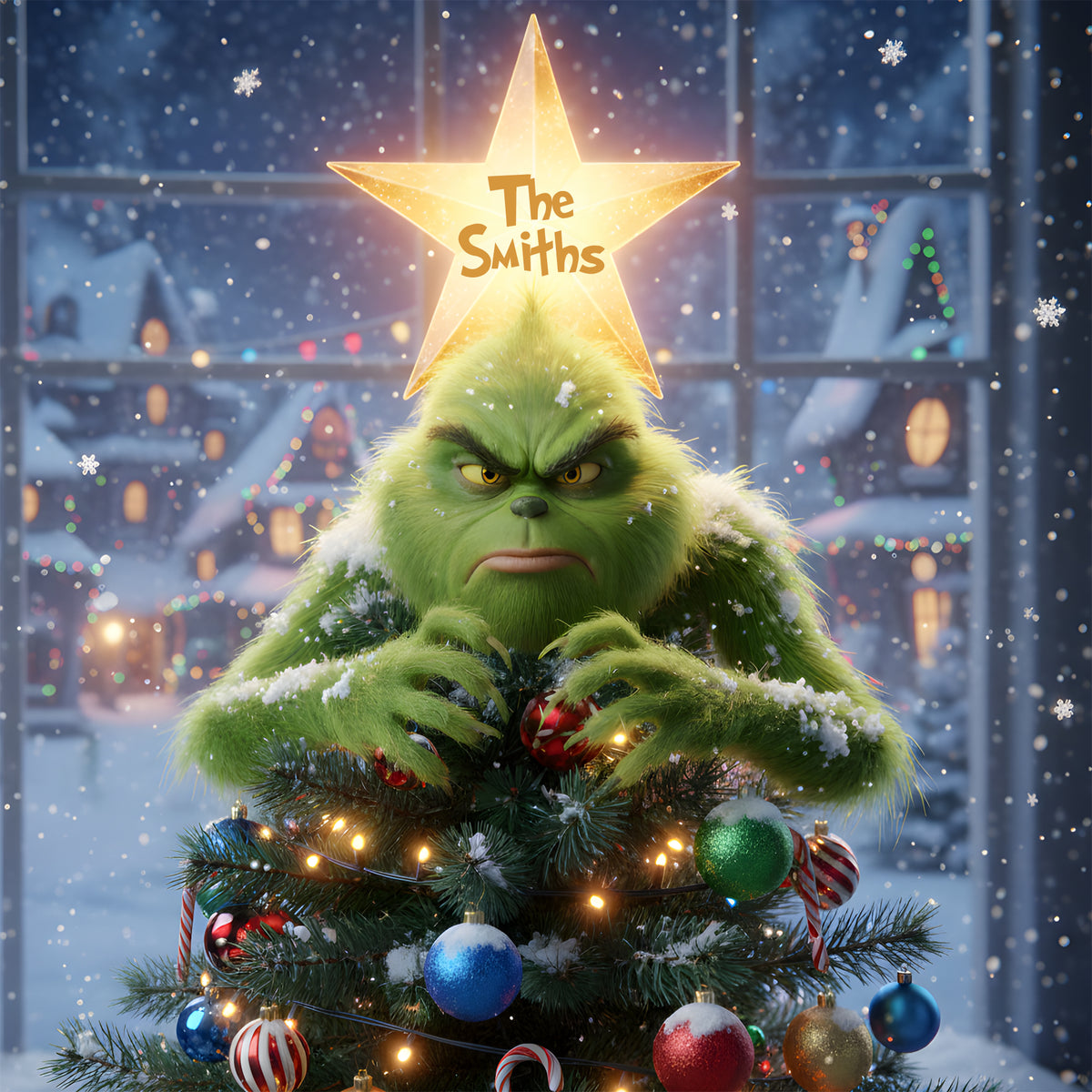 Funny Gifts Christmas Tree Topper Personalized Gifts 06TGLU211125-Homacus