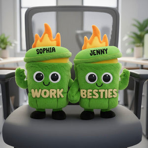 Cute Dumpster Coworker Shaped Pillow - Personalized Gifts For Coworkers 05NATN151125