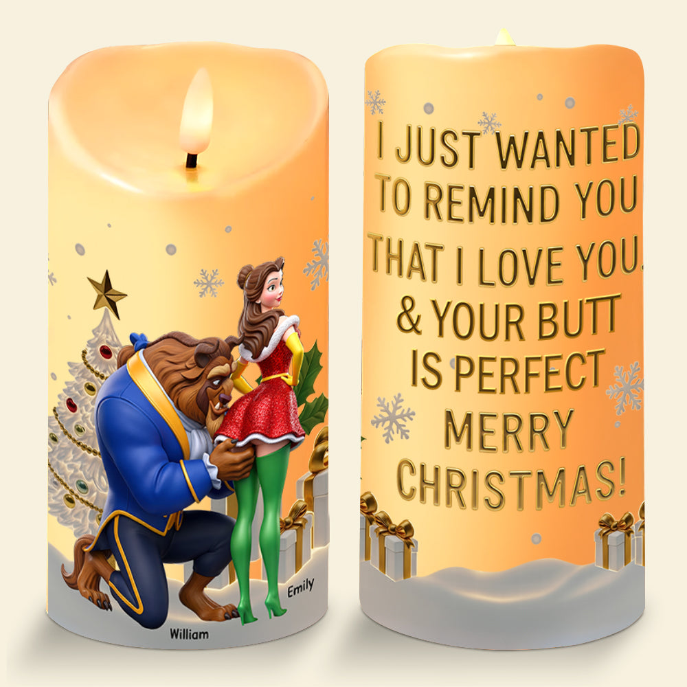 Funny Couple LED Candle - Personalized Gifts For Couple 01ohqn160925-Homacus