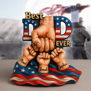 Dad Bump Plaque - Personalized Gift For Father 03XQLU170425-Homacus