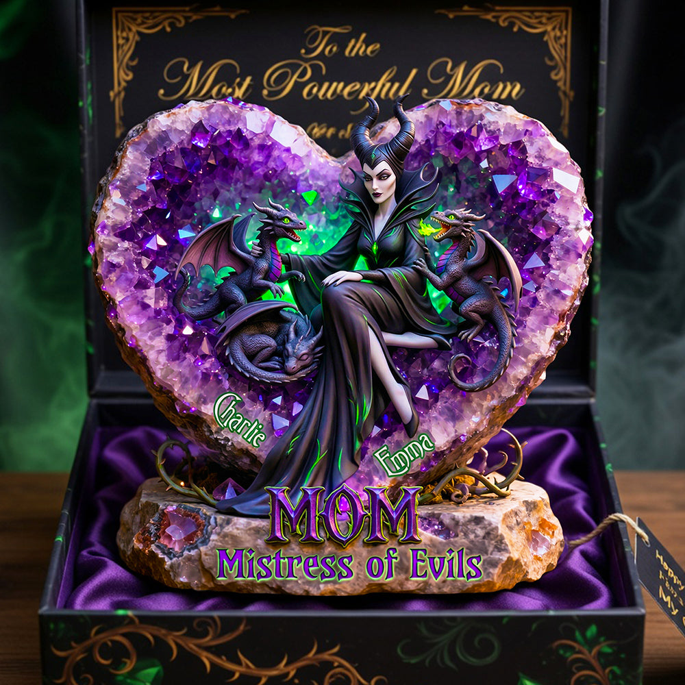 Dark Queen Mom Acrylic Plaque - Personalized Gifts For Moms 04HUDT030426-Homacus