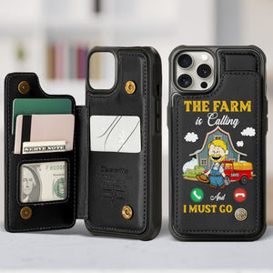 Personalized Gifts For Farmers Leather Flip Wallet Phone Case 04ohtn210225hg-Homacus