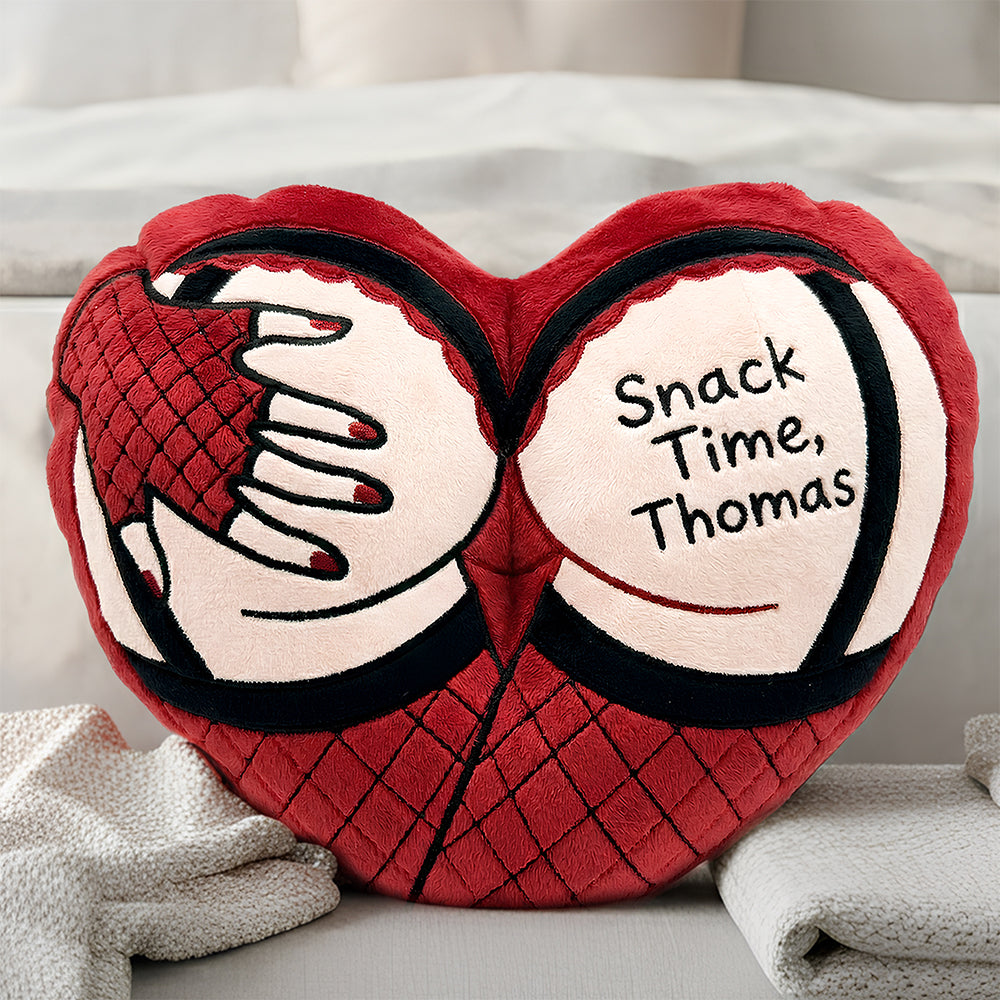 Funny Heart Pillow - Personalized Gifts For Couple 05HUDT281125-Homacus