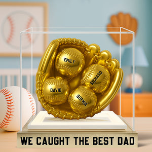 Baseball Dad Acrylic Plaque Personalized Gifts For Dad 02TGQN170525-Homacus