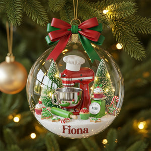 Stand Mixer Ornament - Personalized Christmas Gifts For Bakers 06PGLU260925-Homacus