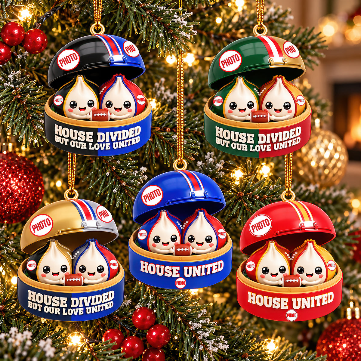 Sport Dumpling Couple Ornament - Personalized Christmas Gifts For Sport Couples 01huqn290926