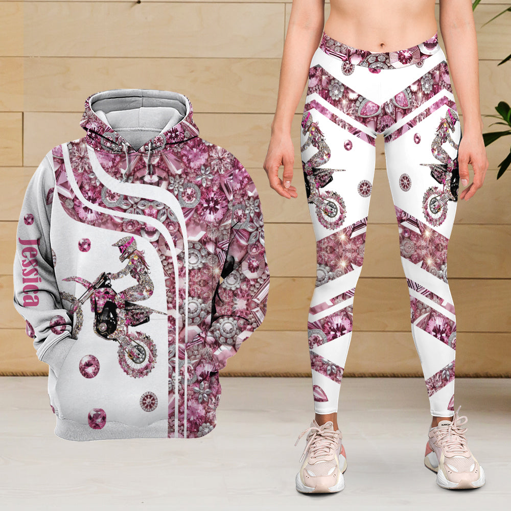 Personalized Gifts For Motocross Lovers Set Hoodie & Leggings 03tgtn060325-Homacus
