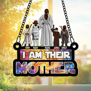 Personalized Gifts For Mom Suncatcher Ornament, Stunning Galaxy 01QHDT140225DAHHHG-Homacus