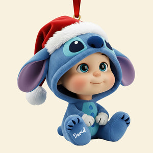 Cute Characters Acrylic Ornament - Personalized Christmas Gifts 02huqn251125-Homacus