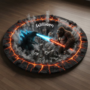 Monster Battle Doormat - Personalized Gifts For Movie Fans 03hyqn161025-Homacus
