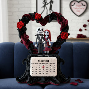 Spooky Couple Pillow - Personalized Gifts For Couple 03toqn131225-Homacus