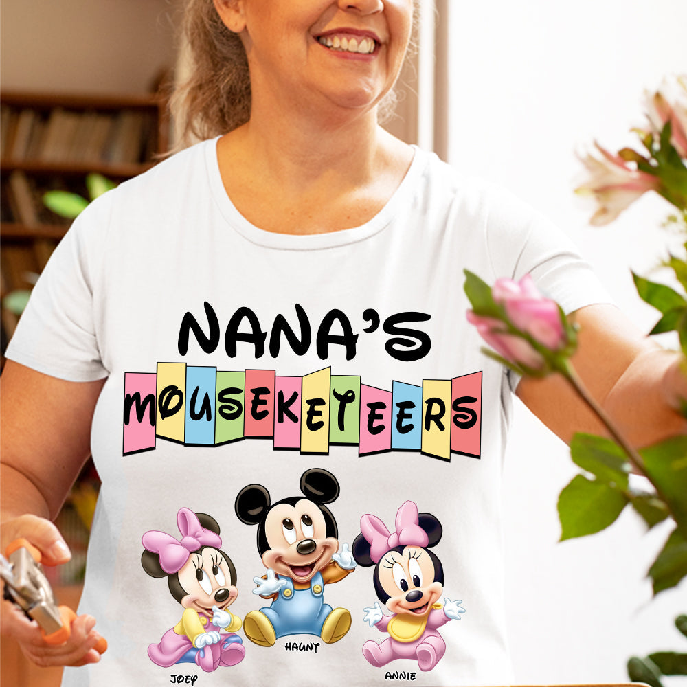 Personalized Gift For Grandma Shirt. Adorable Mouse Characters 04OHLU130325-Homacus