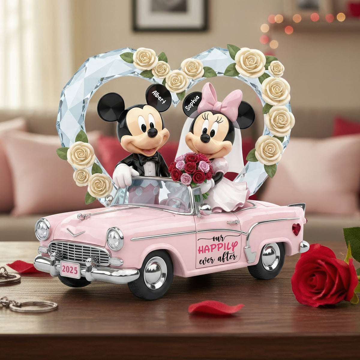 Romantic Wedding Acrylic Plaque - Personalized Gifts For Couples 01TOQN291125-Homacus