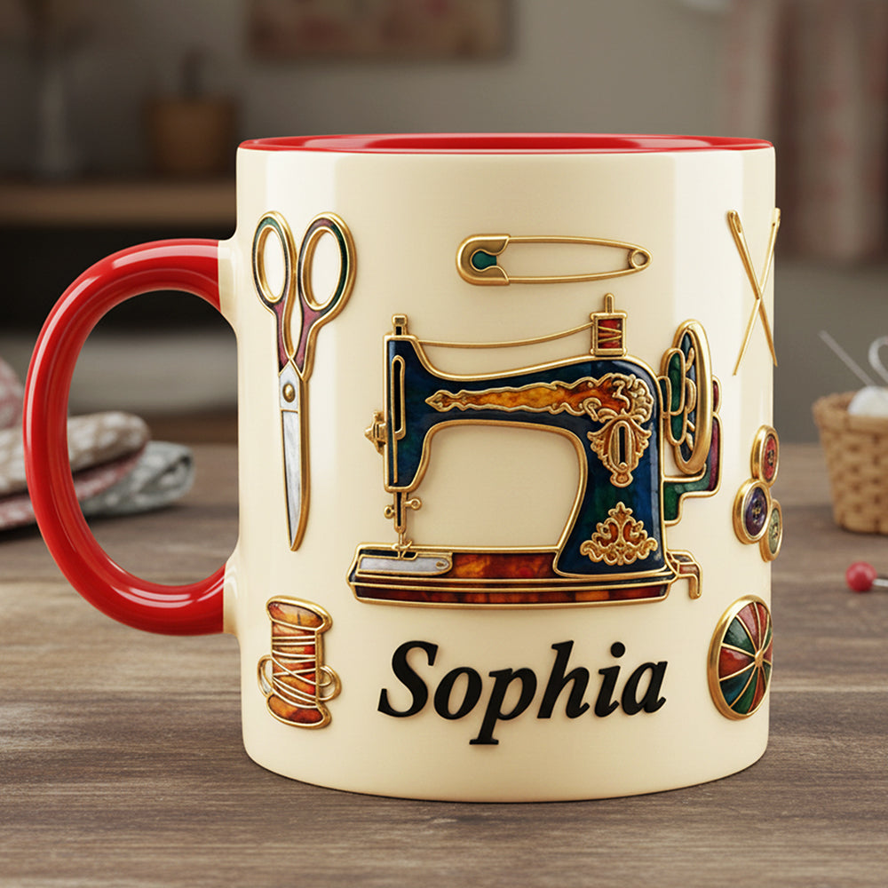 Personalized Gifts For Sewing Lovers Coffee Mug 04kita060126-Homacus