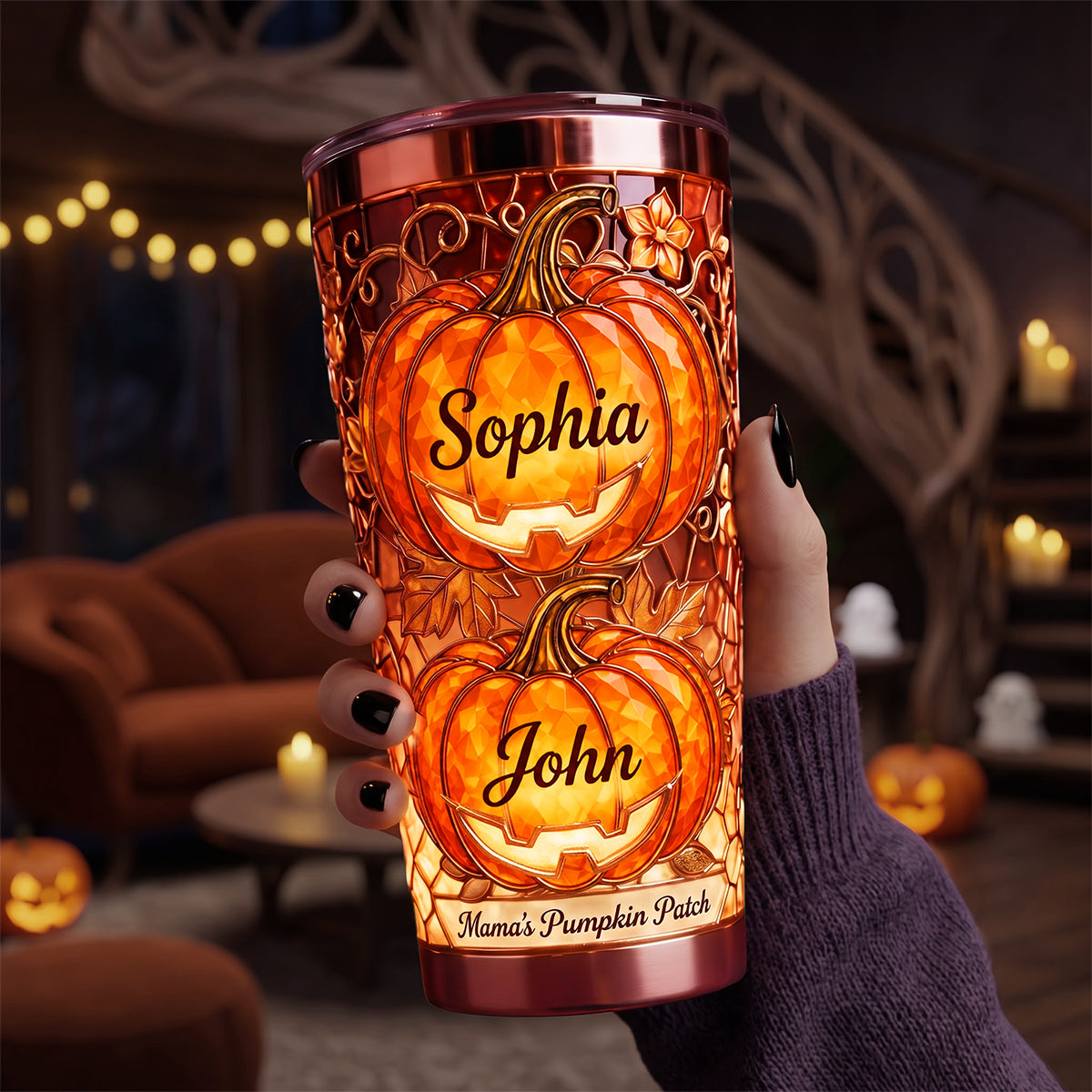 Ookie Grandma Pumpkin Patch 20oz Tumbler - Personalized Gifts For Grandma & Mom 04QHTA170826 - Tumbler Cup - GoDuckee