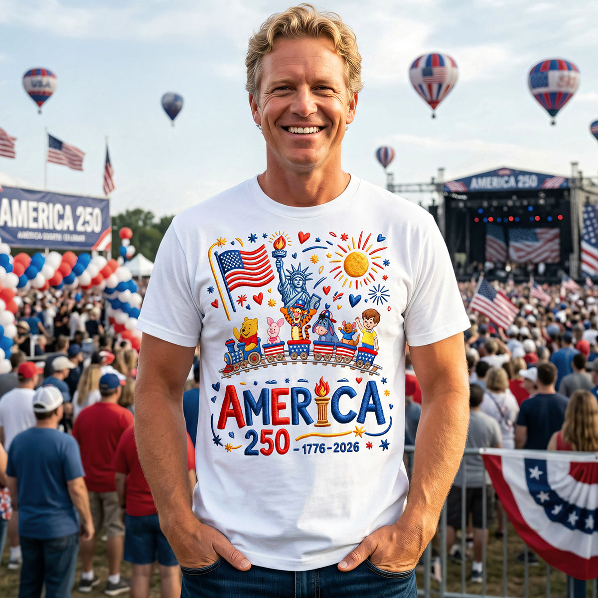 Lovely Friends Celebrate America 250th Anniversary Shirt - Personalized Gifts For Patriots 04pata150626